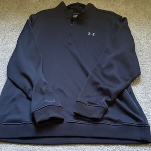 Under Armour Black 1/4 Zip Athletic Pullover
